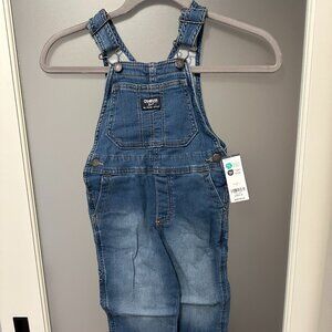 3T Oshkosh Blue Jean Overalls